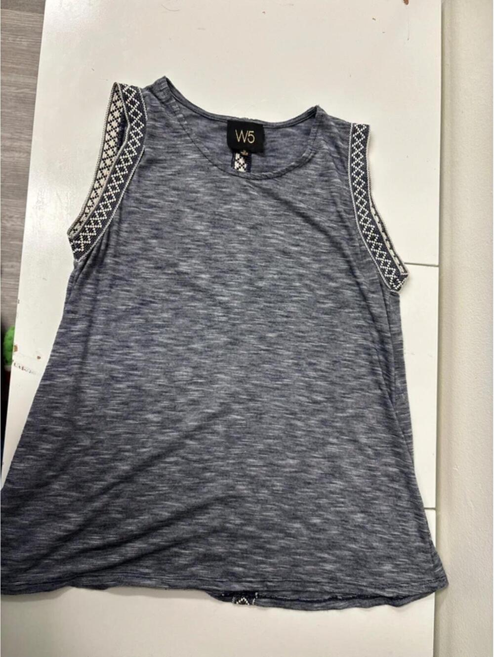 Anthropologie W5 brand Blue Topβ size S